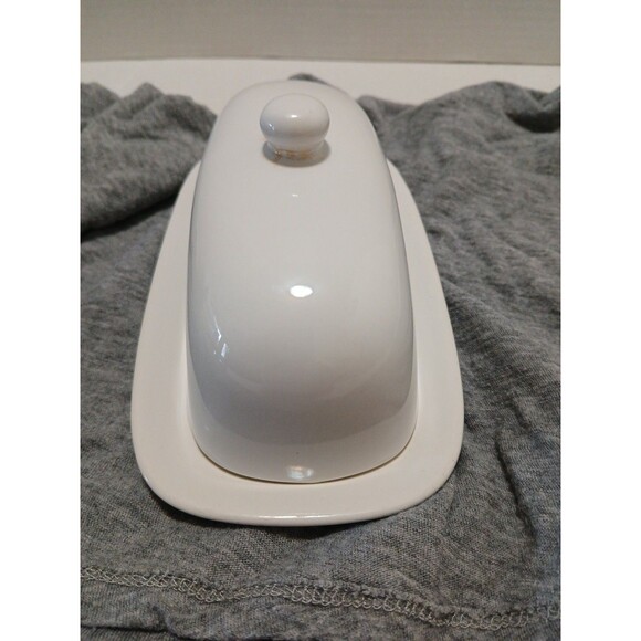 Corning Ware Butter Dish White Table Ware Made in Thailand Casual China - Picture 12 of 16